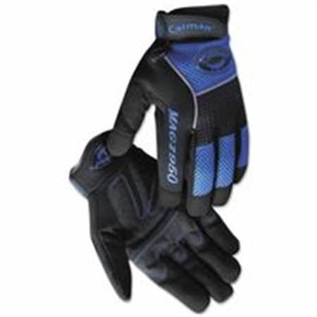 Keen M.A.G. Rhino-Tex Welding Gloves; Large; Synthetic Leather; Unlined; Black; Blue KE432504